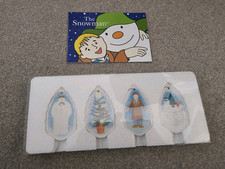 Snowman set christmas for sale  COLCHESTER