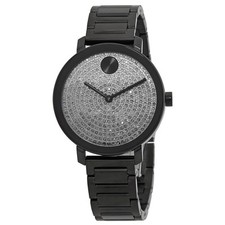 Usado, Relógio feminino Movado Bold Evolution quartzo cinza cristal mostrador 3600930 comprar usado  Enviando para Brazil