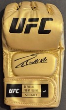 Luva de ouro autografada assinada por Charles Oliveira UFC Fighter MMA BAS Beckett certificado de autenticidade comprar usado  Enviando para Brazil