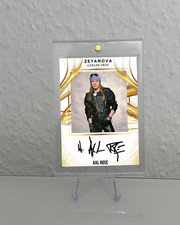 Axl Rose Guns N Roses Trading Card Autograph Fanart Signature Auto limited, usado comprar usado  Enviando para Brazil