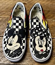 Vans x Disney Minnie Mouse Mickey Mouse Tablero de Cuadros Llamas Zapatos 721356 Para Hombres 9 segunda mano  Embacar hacia Argentina