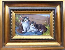 ölgemälde tiere katzen gebraucht kaufen  Alsbach, Deesen, Nauort