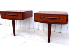 Teak bedside tables for sale  BIRMINGHAM