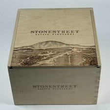 Usado, Stonestreet Vineyards caixa vazia de vinho madeira 13,5x15,5x 8,5" madeira compensada decoração rústica comprar usado  Enviando para Brazil