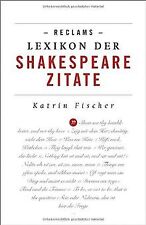 Reclams lexikon shakespeare gebraucht kaufen  Berlin