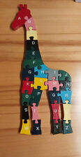 Holzpuzzle giraffe abc gebraucht kaufen  Schechingen