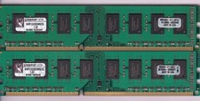 Usado, Kit de memória RAM 4GB 2x2GB PC3-10600 DDR3-1333 KINGSTON KVR1333D3N9/2G desktop EUA comprar usado  Enviando para Brazil