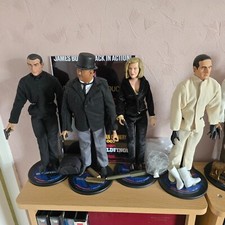 Conjunto Sideshow Collectibles James Bond 007 Sean Connery Dr No & Goldfinger 4 figos comprar usado  Enviando para Brazil
