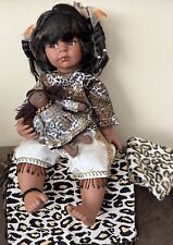 Ethnic porcelain doll for sale  River Grove