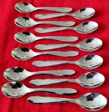 Conjunto de 12 colheres de açúcar colher de chá café aço inoxidável minúsculo pequeno 3 3/4" L x 3/4"  comprar usado  Enviando para Brazil