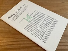 Printing graphic arts for sale  LONDON