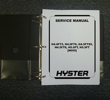 Hyster N005 H4.0FT5 H4.0FT6 H4.5FTS5 Gas Forklift Truck Service Repair Manual comprar usado  Enviando para Brazil