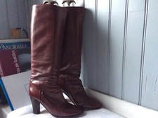 Bottes vintage cuir d'occasion  Saint-Malo