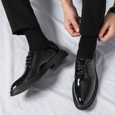 Sapatos sociais masculinos de couro formal sapatos Oxford primavera escritório formal comprar usado  Enviando para Brazil
