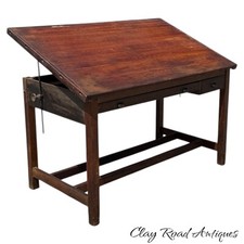 Antique oak drafting for sale  Reading