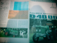 Prospectus tracteurs deutz d'occasion  Hazebrouck