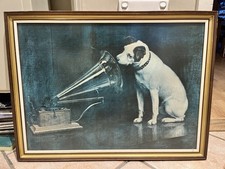 Hmv dog framed for sale  CRANLEIGH