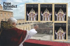 Papst mnh block gebraucht kaufen  Wilhelmshaven