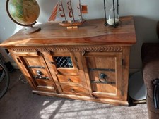 Sheesham sideboard cabinet for sale  BIRMINGHAM