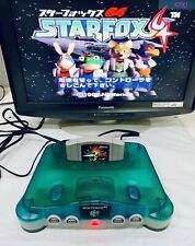 Console Nintendo 64 N64 verde selva com jogo Star Fox 64 + cabos Japão comprar usado  Enviando para Brazil