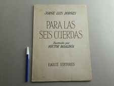 JORGE L. BORGES 1st. EDITION - PARA LAS SEIS CUERDAS  ORIGINAL SPANISH ARGENTINA comprar usado  Enviando para Brazil
