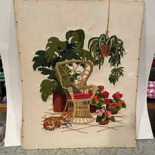 Large crewel embroidered for sale  Douglasville