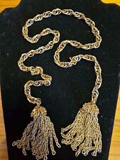 Chain necklace tassels for sale  HINCKLEY