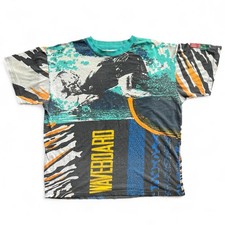 Camiseta Vintage Wave Board Surf AOP Surfista Praia Extra Grande EUA 80s 90s Padrão comprar usado  Enviando para Brazil