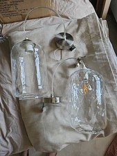 Two glass pendant for sale  GERRARDS CROSS