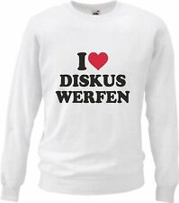 Sweatshirt love diskus gebraucht kaufen  Herbolzheim