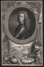 1752 John William Friso Prince Of Arancione Oranien Friesland Ritratto Incisione, usado comprar usado  Enviando para Brazil