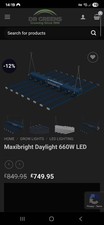 Maxibright 660w led for sale  CHELMSFORD