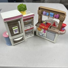 Usado, Conjunto de cozinha Fisher Price Loving Family sons fogão e geladeira/forno comprar usado  Enviando para Brazil