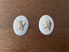 Medallones De Retratos De Antiguo Perfiles Porcelana XIX Judaica Profetas comprar usado  Enviando para Brazil