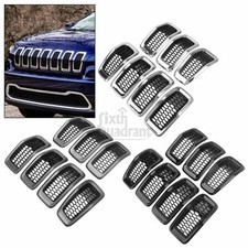 Kit de inserções de capas de acessórios para grelha compatível com malha de grade de favo de mel Jeep Cherokee comprar usado  Enviando para Brazil