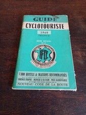 Guide cyclotouriste 1960 d'occasion  Langeais