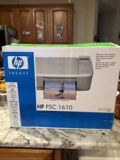 Nova Impressora Jato de Tinta HP PSC 1610 All-In-One Scanner Copiadora Prata Caixa Aberta comprar usado  Enviando para Brazil