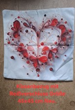 Kissenbezug herz größe gebraucht kaufen  Frankfurt am Main