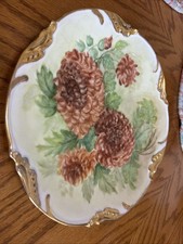 Placa de porcelana antiga pintada à mão por Mae Greene, usado comprar usado  Enviando para Brazil