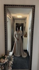 Verlobungskleid beige champagn gebraucht kaufen  Reichenbach an der Fils
