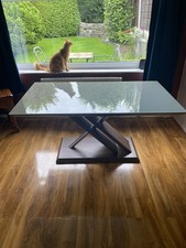 Modern glass table for sale  ROCHDALE