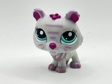 Littlest Pet Shop LPS #2428 listras roxas leopardo tigre de neve raro HTF comprar usado  Enviando para Brazil