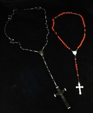 Religious rosary orange for sale  LEEDS