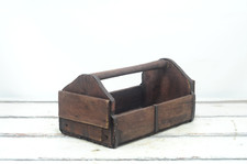 Vintage wood tote for sale  Valparaiso