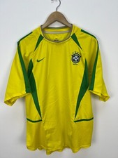 Camisa de futebol Brasil 2002/03 Home R.Carlos #6 tamanho G, usado comprar usado  Enviando para Brazil