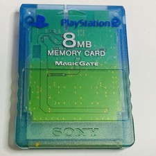 Cartão de memória verde esqueleto Sony Playstation 2 PS2 oficial OEM MagicGate 8mb, usado comprar usado  Enviando para Brazil