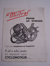 Publicite mistral vitesse d'occasion  Châteauroux