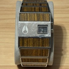 Relógio masculino analógico Nixon The Rotolog Direct Time Technology madeira teca grão funciona comprar usado  Enviando para Brazil