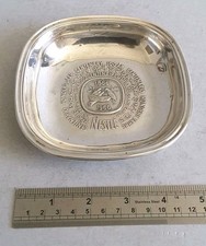 Usado, PRATO CENTENÁRIO BOM, VINTAGE PRATA MACIÇA 'NINHO'.   111 gms.   LON. 1966 comprar usado  Enviando para Brazil