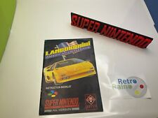 Super Nintendo SNES - Original Spielanleitung Booklet - Lamborghini Am.Challenge comprar usado  Enviando para Brazil